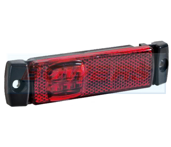 Red Slimline LED Marker Lamp FRIFT-018C